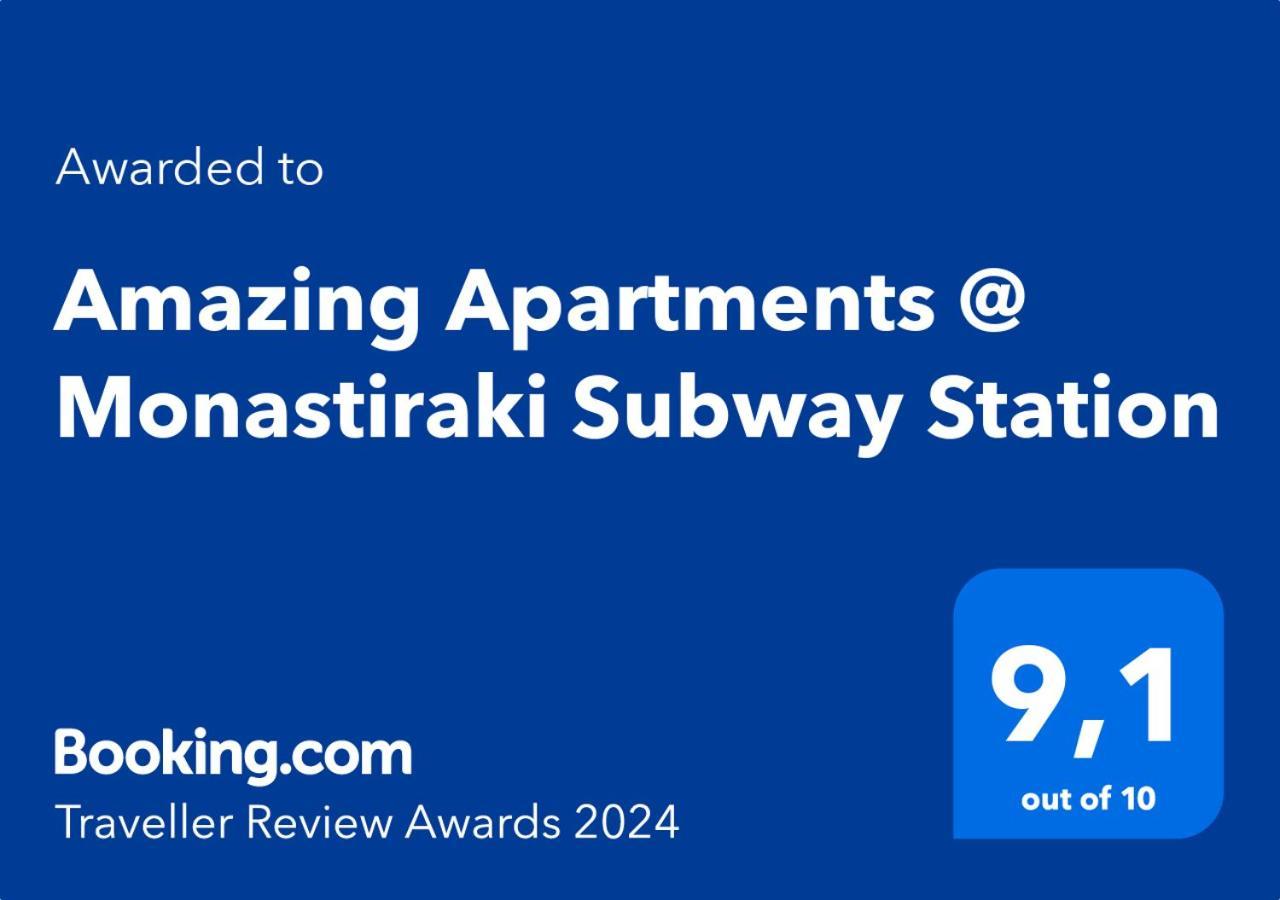 Amazing Apartments @ Monastiraki Subway Station Athen Exterior foto